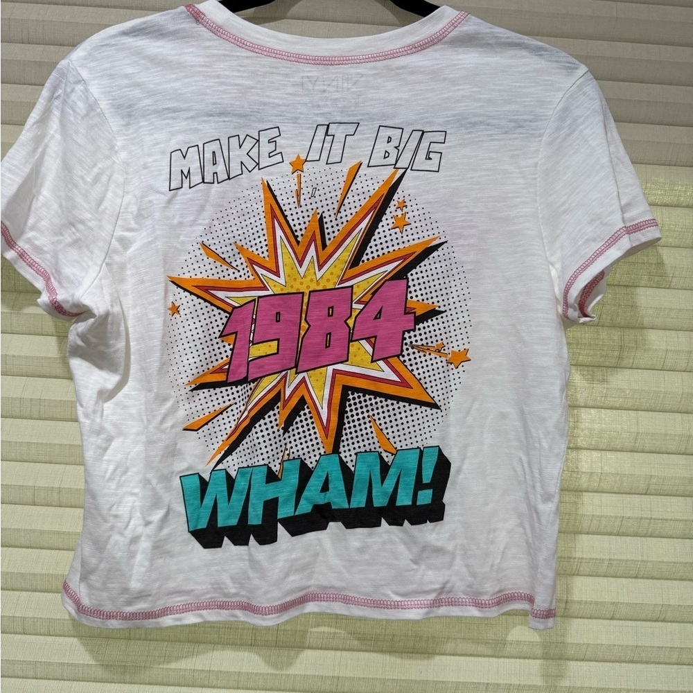 Vintage 1984 Graphic Tee - Pink and Yellow - Picture 5 of 5